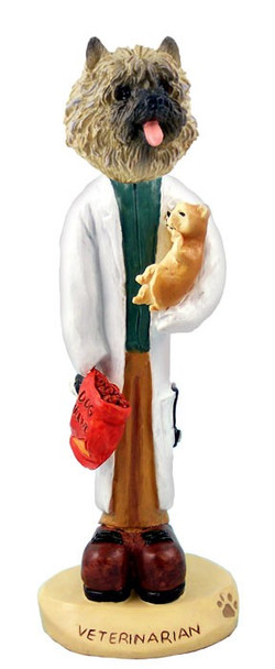 Red Cairn Terrier Veterinarian Doogie Collectible Dog Figurine
