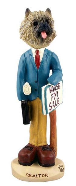 Red Cairn Terrier Male Realtor Doogie Collectible Dog Figurine