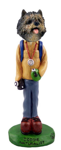 Brindle Cairn Terrier Naturalist Doogie Collectible Dog Figurine