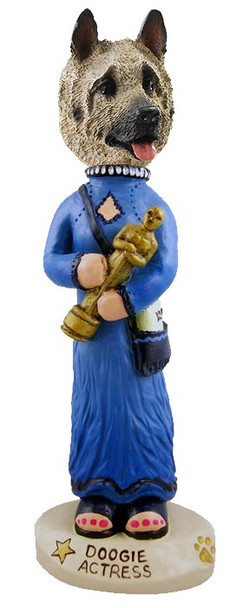 Fawn Akita Actress Doogie Collectible Dog Figurine