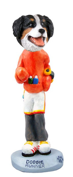 Bernese Mountain Dog Runner Doogie Collectible Dog Figurine