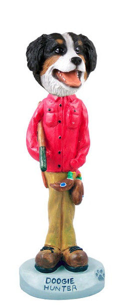 Bernese Mountain Dog Hunter Doogie Collectible Dog Figurine