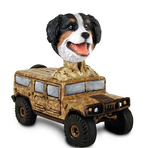 Bernese Mountain Dog Hummer Doogie Collectible Dog Figurine