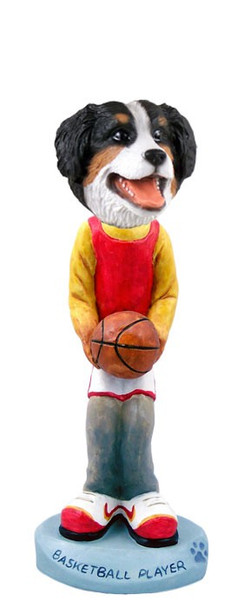 Bernese Mountain Dog Basketball Doogie Collectible Dog Figurine