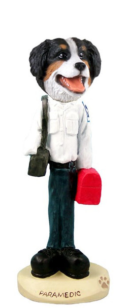 Bernese Mountain Dog Paramedic Doogie Collectible Dog Figurine