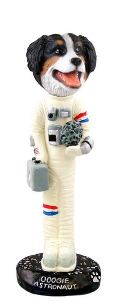 Bernese Mountain Dog Astronaut Doogie Collectible Dog Figurine