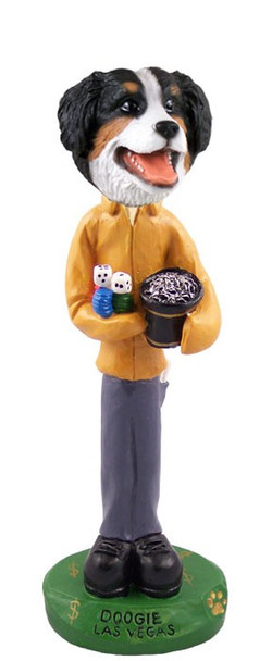 Bernese Mountain Dog Las Vegas Doogie Collectible Dog Figurine