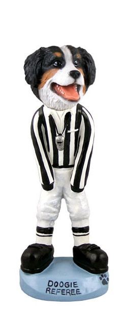 Bernese Mountain Dog Referee Doogie Collectible Dog Figurine