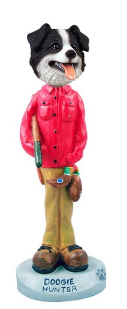 Border Collie Hunter Doogie Collectible Dog Figurine