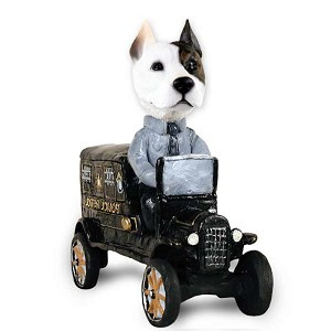 Pit Bull Terrier Paddy Wagon Doogie Collectible Dog Figurine