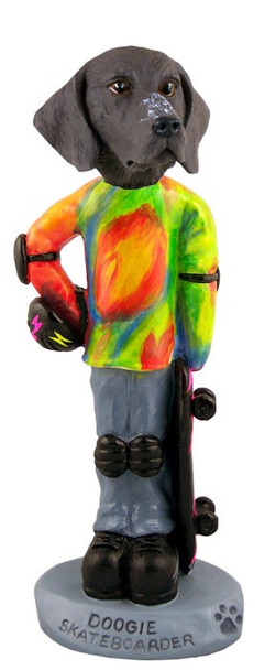 German Shorthaired Pointer Skateboarder Doogie Collectible Dog Figurine
