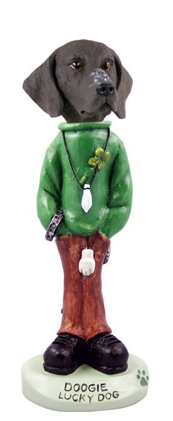 German Shorthaired Pointer Lucky Doogie Collectible Dog Figurine