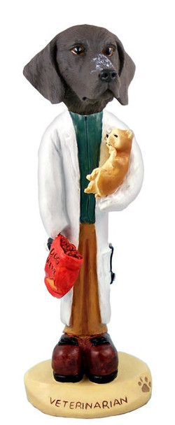 German Shorthaired Pointer Veterinarian Doogie Collectible Dog Figurine