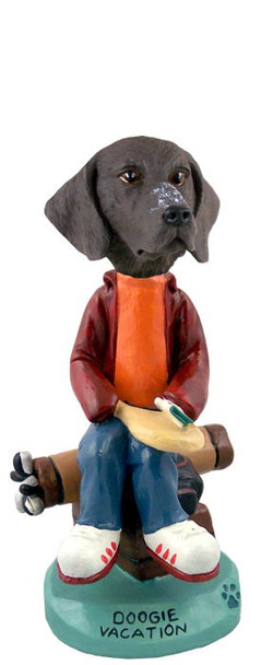 German Shorthaired Pointer Vacation Doogie Collectible Dog Figurine
