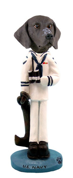 German Shorthaired Pointer U S Navy Doogie Collectible Dog Figurine