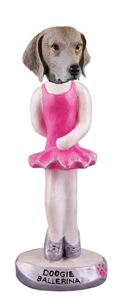 Weimaraner Ballerina Doogie Collectible Dog Figurine