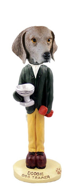 Weimaraner Trainer Doogie Collectible Dog Figurine