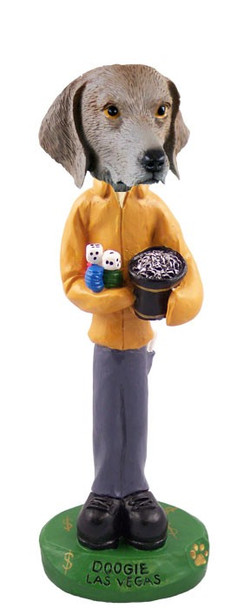 Weimaraner Las Vegas Doogie Collectible Dog Figurine