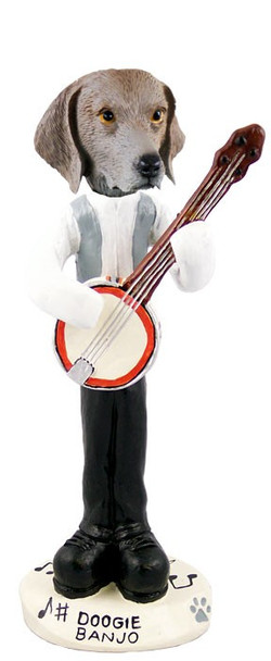 Weimaraner Banjo Doogie Collectible Dog Figurine