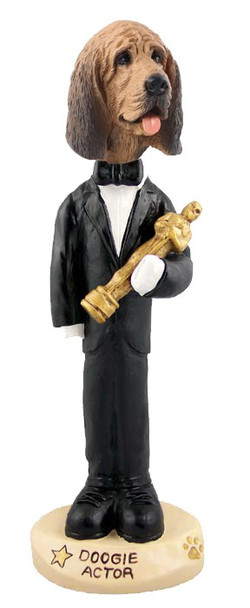 Bloodhound Actor Doogie Collectible Dog Figurine