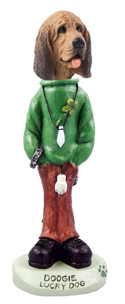 Bloodhound Lucky Doogie Collectible Dog Figurine