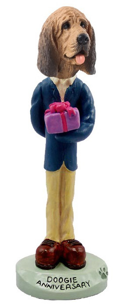 Bloodhound Anniversary Doogie Collectible Dog Figurine
