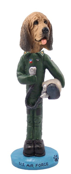 Bloodhound U S Air Force Doogie Collectible Dog Figurine