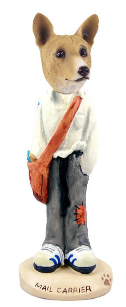 Basenji Mail Carrier Doogie Collectible Dog Figurine