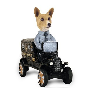 Basenji Paddy Wagon Doogie Collectible Dog Figurine