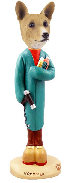 Basenji Groomer Doogie Collectible Dog Figurine