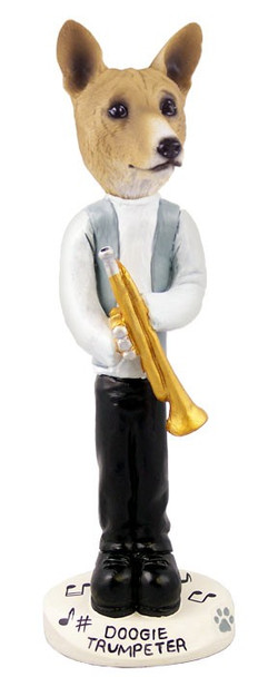 Basenji Trumpeter Doogie Collectible Dog Figurine