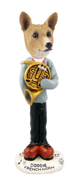 Basenji French Horn Doogie Collectible Dog Figurine