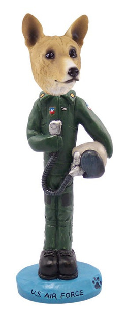 Basenji U S Air Force Doogie Collectible Dog Figurine