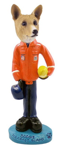 Basenji U S Coast Guard Doogie Collectible Dog Figurine