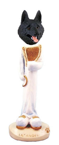 Schipperke Lil Angel Doogie Collectible Dog Figurine