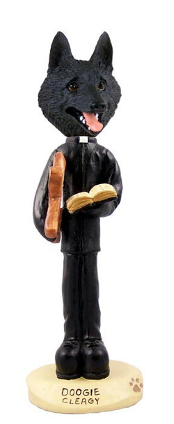 Schipperke Clergy Doogie Collectible Dog Figurine
