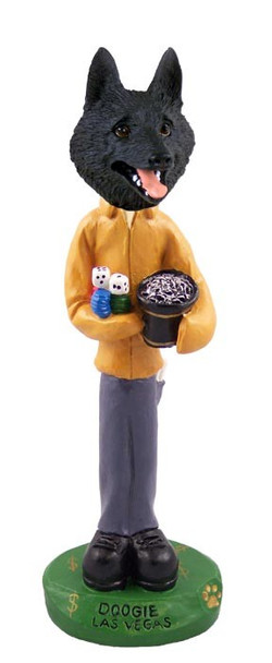 Schipperke Las Vegas Doogie Collectible Dog Figurine