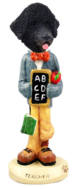 Portuguese Water Dog Teacher Doogie Collectible Dog Figurine