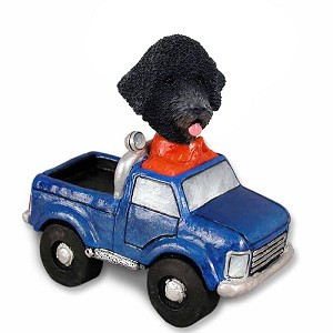 Portuguese Water Dog Pickup Doogie Collectible Dog Figurine