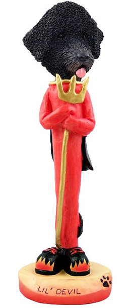 Portuguese Water Dog Lil Devil Doogie Collectible Dog Figurine