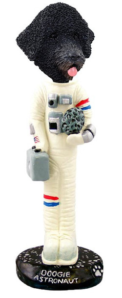 Portuguese Water Dog Astronaut Doogie Collectible Dog Figurine