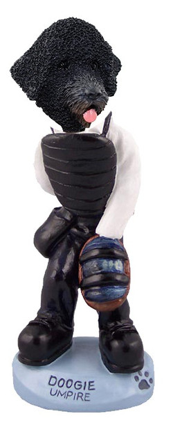 Portuguese Water Dog Umpire Doogie Collectible Dog Figurine