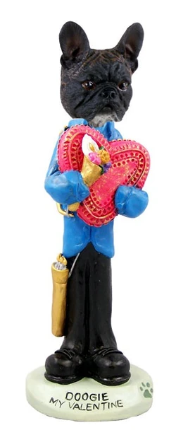 French Bulldog Valentine Doogie Collectible Dog Figurine