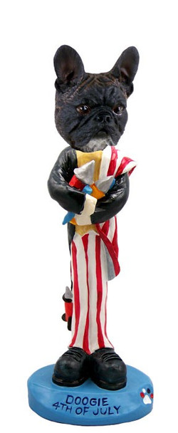 French Bulldog 4th of July Doogie Collectible Dog Figurine