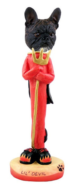 French Bulldog Lil Devil Doogie Collectible Dog Figurine