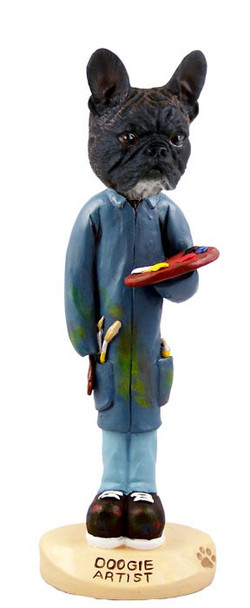 French Bulldog Artist Doogie Collectible Dog Figurine