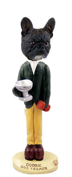 French Bulldog Trainer Doogie Collectible Dog Figurine