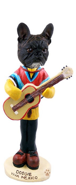 French Bulldog Viva Mexico Doogie Collectible Dog Figurine