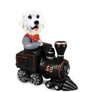 Great Pyrenees Train Doogie Collectible Dog Figurine