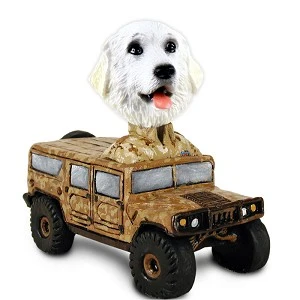 Great Pyrenees Hummer Doogie Collectible Dog Figurine